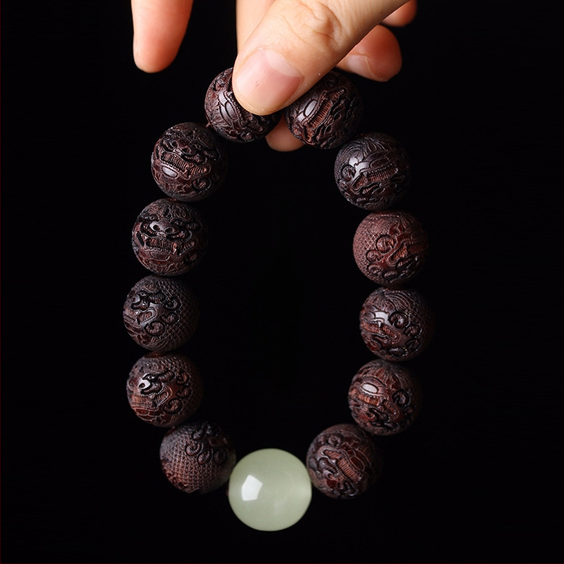 Roosipuust Pixiu kuukivi käevõru, veresandlipuust budistlikud helmed meestele ja naistele, käeshoitav käevõru ja mänguasi