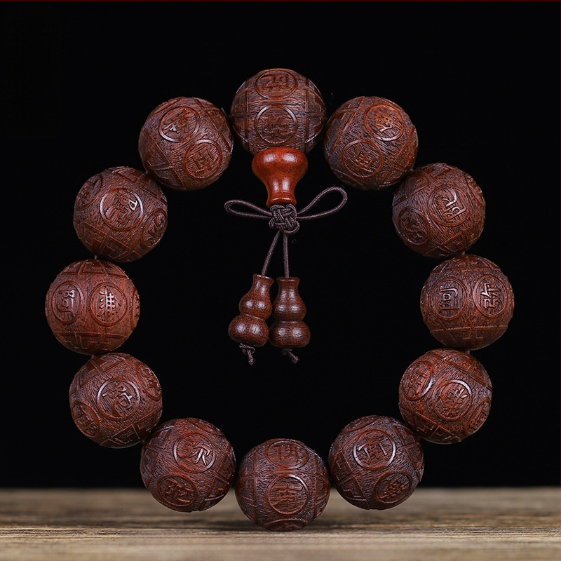 Roosipuust Pixiu kuukivi käevõru, veresandlipuust budistlikud helmed meestele ja naistele, käeshoitav käevõru ja mänguasi