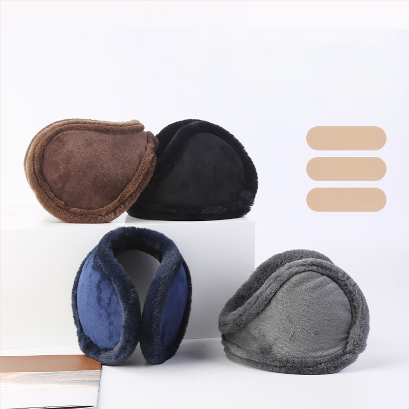 Uued paksendatud pehmed soojad kõrvaklapid, talvised meeste kõrvakaitsed, kõrvasoojendajad, õpilastele mõeldud külmakindlad seljaga kulunud kõrvaklapid piiriüleselt