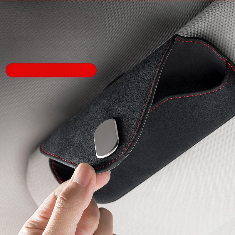 Διασυνοριακά γυαλιά αυτοκινήτου Κλιπ ηλίου Πολυλειτουργική αποθήκευση Επαγγελματική κάρτα Θήκη γυαλιών Δημιουργική μη καταστροφική εγκατάσταση Τεχνούργημα