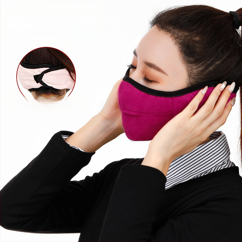 Gamintojo didmeninė prekyba žieminėmis šiltomis mados ausų apsaugos kaukėmis ir ausinėmis, integruotomis lauko dviračių sportui, su vilnos pamušalu, storinančiomis, atspariomis vėjui ir šalčiui