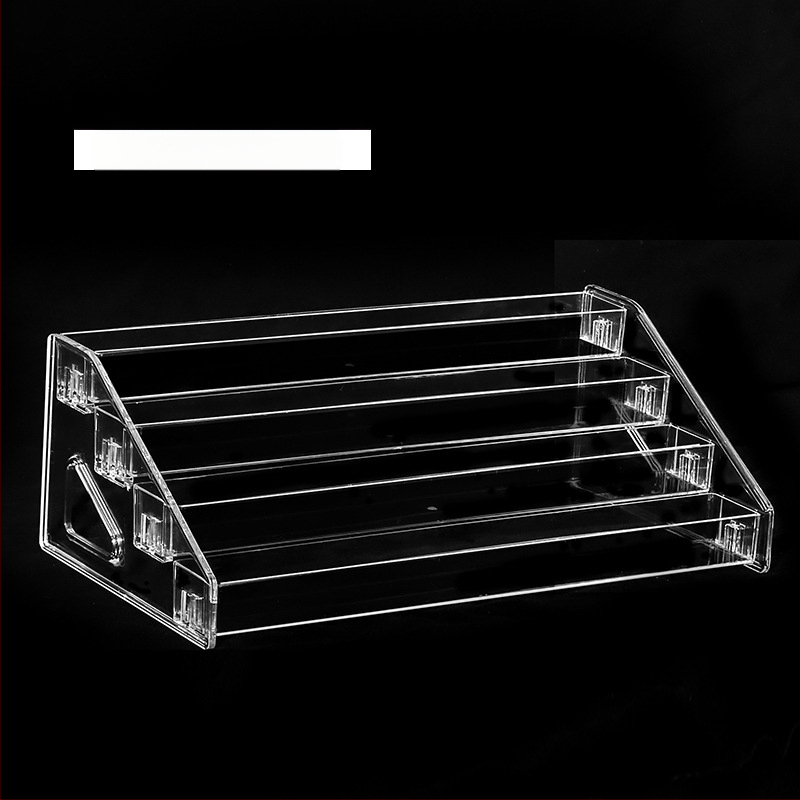 Akinių nuo saulės demonstravimo lentynėlė, daugiasluoksnė kopėčių laikymo lentynėlė, akinių nuo saulės demonstravimo lentynėlė, skaidri akrilo akinių laikymo dėžė