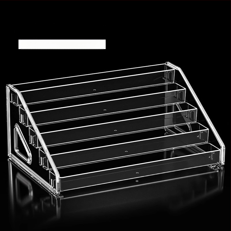 Akinių nuo saulės demonstravimo lentynėlė, daugiasluoksnė kopėčių laikymo lentynėlė, akinių nuo saulės demonstravimo lentynėlė, skaidri akrilo akinių laikymo dėžė