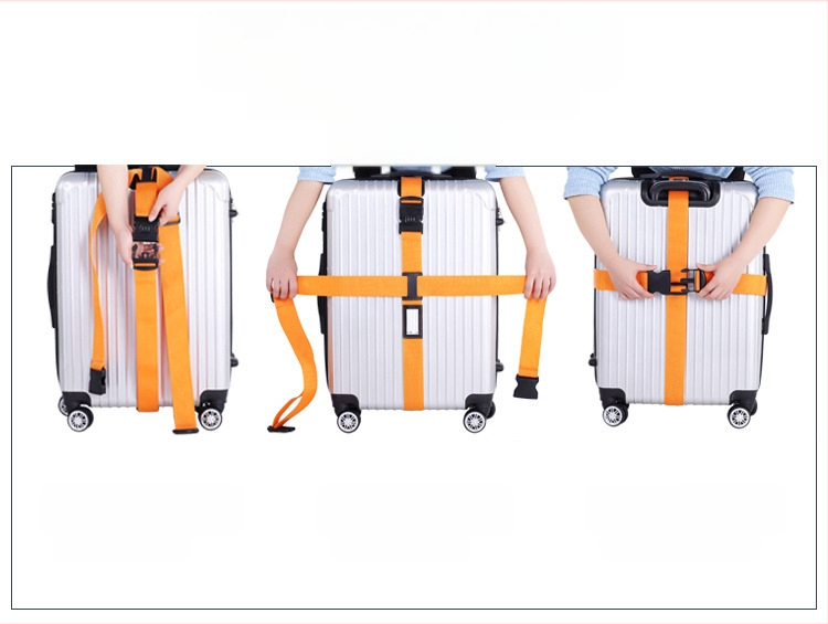 Reisikohvri pakkimisvöö parooliga karbi sidumise vöö TSA tolli parooliga lukustatav pakkimisvöö