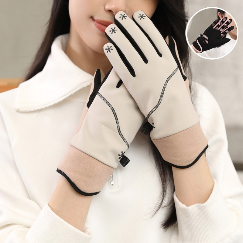 Saksa kindad Talvised naiste kevad- ja sügiskindad Saksa sametist õhukesed puuvillased jalgrattasõidukindad tuulekindlad soojad fliisvoodriga külmakindlad puutetundliku ekraaniga elektriauto kindad