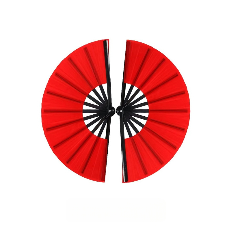 Gyári közvetlen értékesítésű 8 hüvelykes fekete csont egyoldalas kétoldalas harcművészeti legyező kétoldalas legyező gyermek tánclegelő