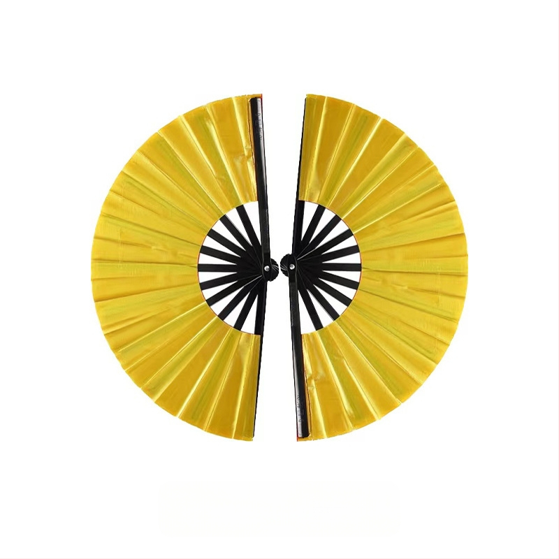 Gyári közvetlen értékesítésű 8 hüvelykes fekete csont egyoldalas kétoldalas harcművészeti legyező kétoldalas legyező gyermek tánclegelő