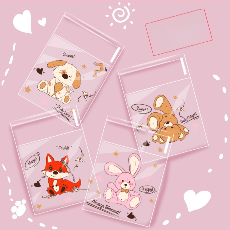 Kohandatavad lumehelveste kondiitritoodete pakkekotid, värsked küpsised, piimadatlid, individuaalsed isekleepuvad isekleepuvad kotid, niiskuskindel pakend