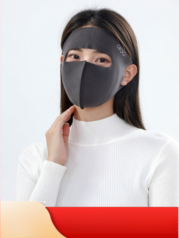 Jesenná a zimná chladuvzdorná celotvárová teplá maska, vonkajšia jazdecká vetruodolná priedušná jednodielna celotvárová jazdecká maska na tvár Gini