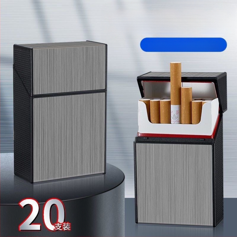 20 pakki sigaretiümbrist plastist klapiga pehme kõva karp universaalne kaasaskantav niiskuskindel sigaretiümbris klõpsuga sigaretiümbris kompressioonsigaret sigaret