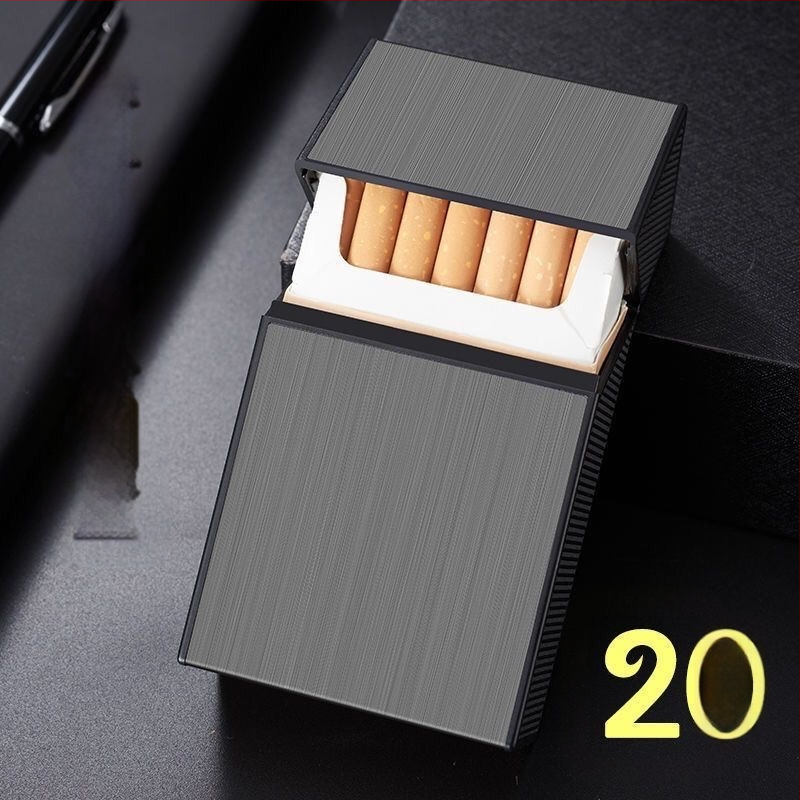 20 pakki sigaretiümbrist plastist klapiga pehme kõva karp universaalne kaasaskantav niiskuskindel sigaretiümbris klõpsuga sigaretiümbris kompressioonsigaret sigaret