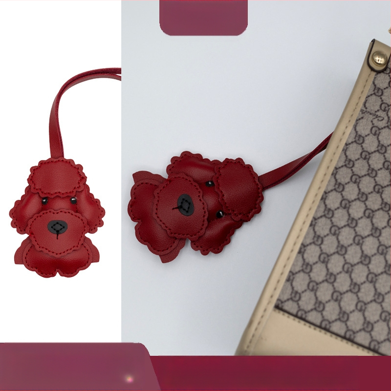 Meškiuko pakabuko maišelio žavesys, universalus mielas šuniuko PU raktų pakabuko pakabukas, dovana, didmeninė prekyba, šventinė dovana