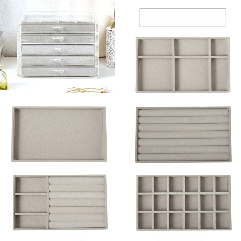 Daugiasluoksnė padalinta papuošalų dėžutė auskarai auskarai papuošalų laikymo dėžutė namams papuošalų dėžutės klasifikacija skaidri apdailos dėžutė didmeninė prekyba