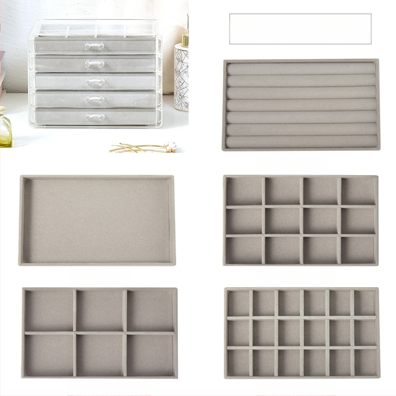 Daugiasluoksnė padalinta papuošalų dėžutė auskarai auskarai papuošalų laikymo dėžutė namams papuošalų dėžutės klasifikacija skaidri apdailos dėžutė didmeninė prekyba