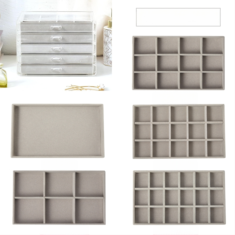 Daugiasluoksnė padalinta papuošalų dėžutė auskarai auskarai papuošalų laikymo dėžutė namams papuošalų dėžutės klasifikacija skaidri apdailos dėžutė didmeninė prekyba