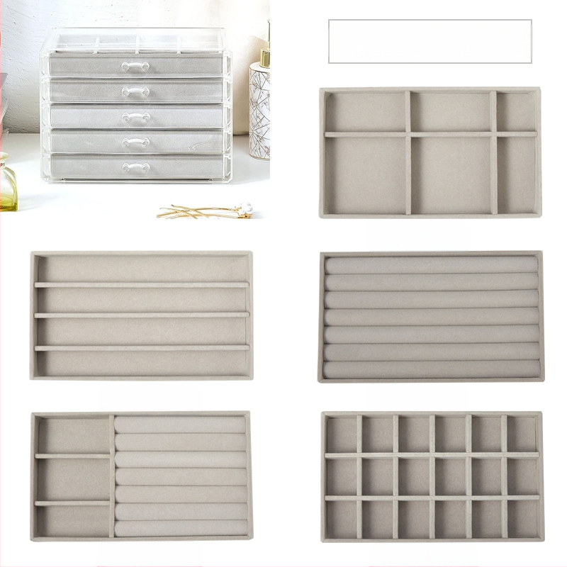 Daugiasluoksnė padalinta papuošalų dėžutė auskarai auskarai papuošalų laikymo dėžutė namams papuošalų dėžutės klasifikacija skaidri apdailos dėžutė didmeninė prekyba