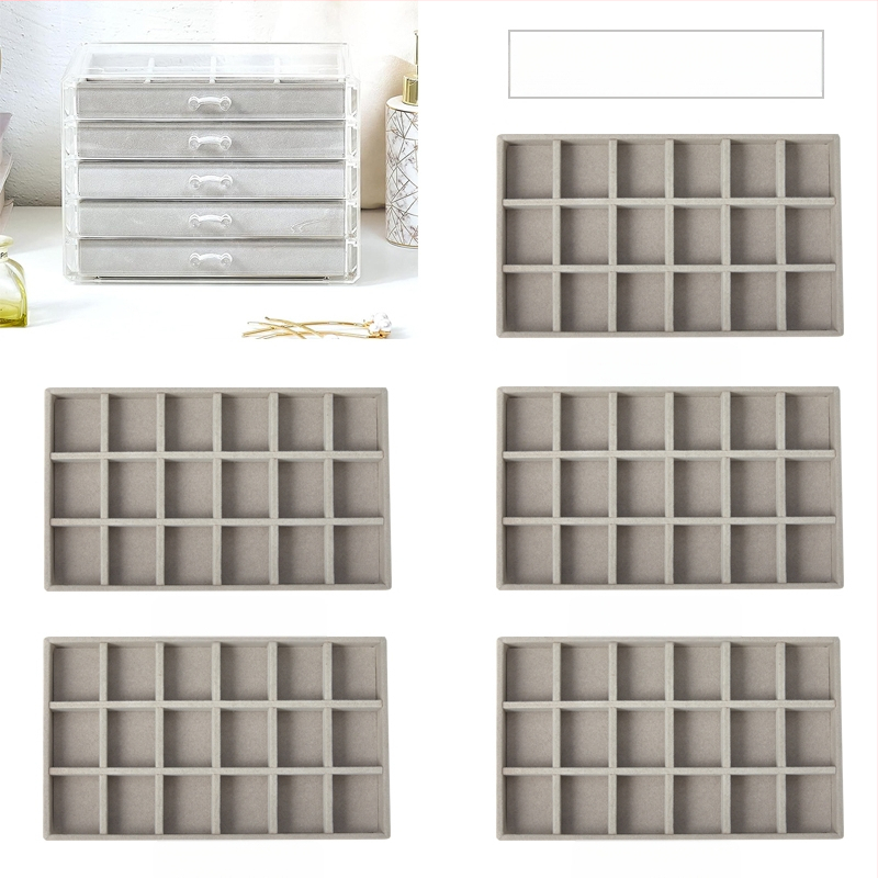 Daugiasluoksnė padalinta papuošalų dėžutė auskarai auskarai papuošalų laikymo dėžutė namams papuošalų dėžutės klasifikacija skaidri apdailos dėžutė didmeninė prekyba