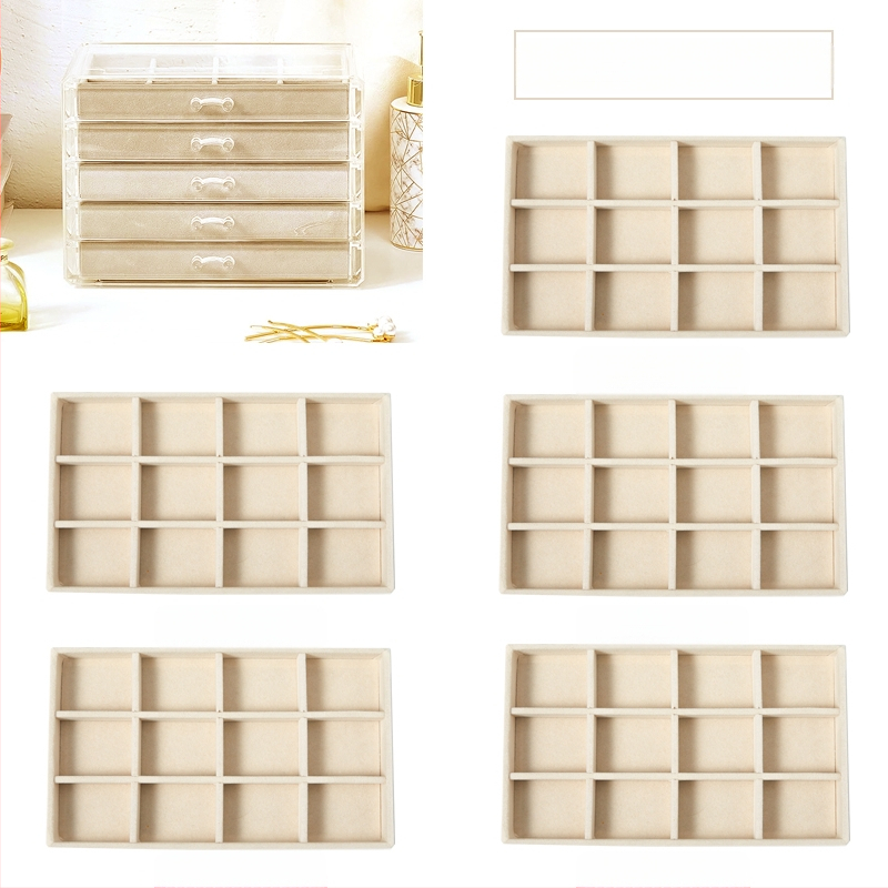 Daugiasluoksnė padalinta papuošalų dėžutė auskarai auskarai papuošalų laikymo dėžutė namams papuošalų dėžutės klasifikacija skaidri apdailos dėžutė didmeninė prekyba