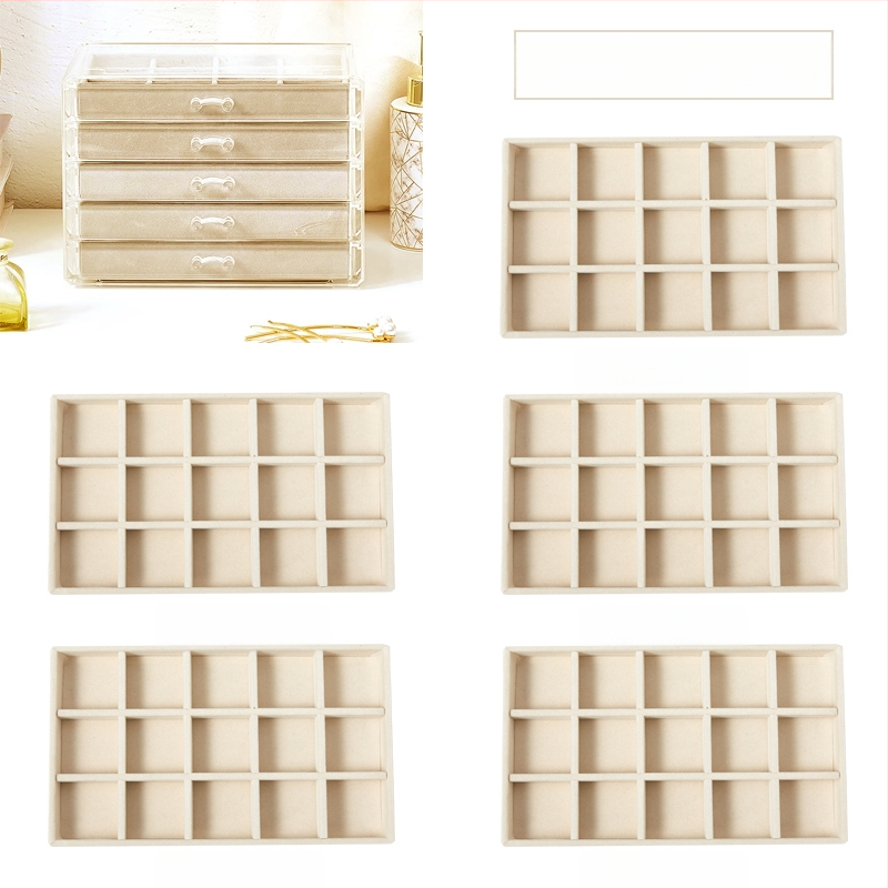 Daugiasluoksnė padalinta papuošalų dėžutė auskarai auskarai papuošalų laikymo dėžutė namams papuošalų dėžutės klasifikacija skaidri apdailos dėžutė didmeninė prekyba