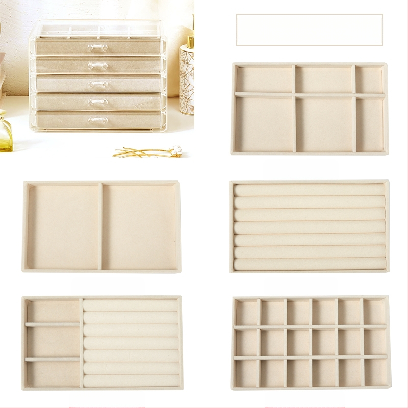 Daugiasluoksnė padalinta papuošalų dėžutė auskarai auskarai papuošalų laikymo dėžutė namams papuošalų dėžutės klasifikacija skaidri apdailos dėžutė didmeninė prekyba
