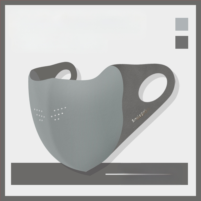 „Shu Meijia“ rudens ir žiemos pilka šilta kaukė, kempinė, atspari dulkėms, kvėpuojanti, akių apsauga, atspari UV spinduliams, 3D, plaunama