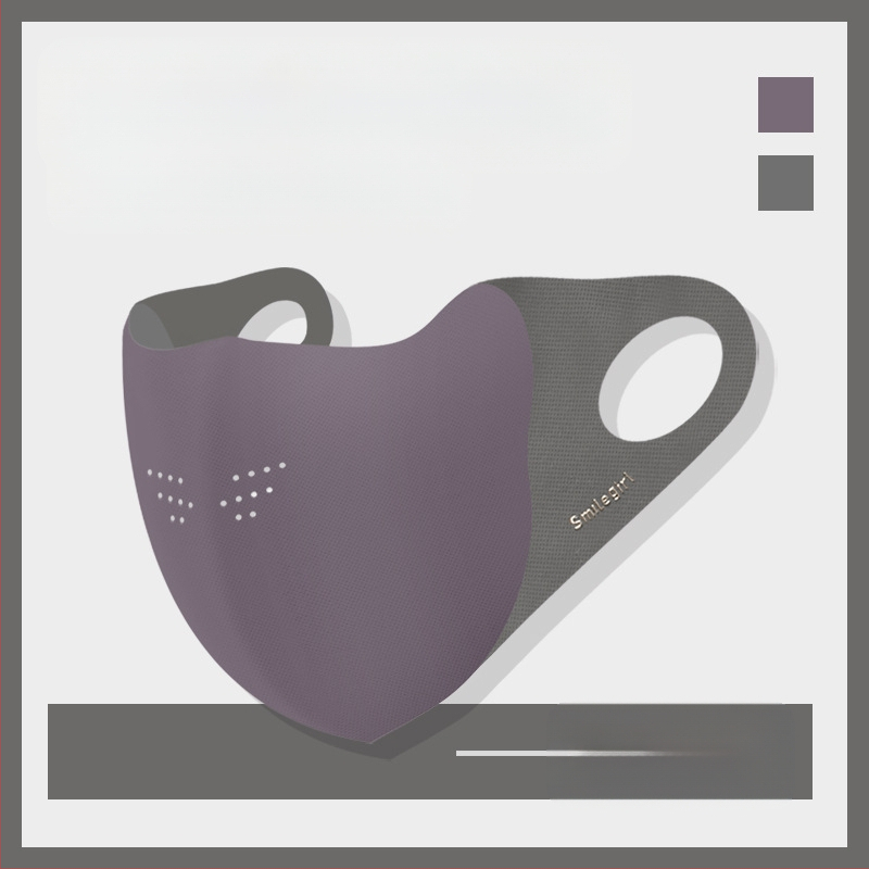 „Shu Meijia“ rudens ir žiemos pilka šilta kaukė, kempinė, atspari dulkėms, kvėpuojanti, akių apsauga, atspari UV spinduliams, 3D, plaunama