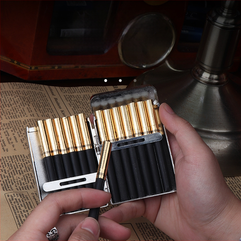 MG jaunā Harland cigarešu maciņa Bloody Cigarette Gangster ar rupju 16 metāla sānu trīs atvērto rūpnīcas izeju
