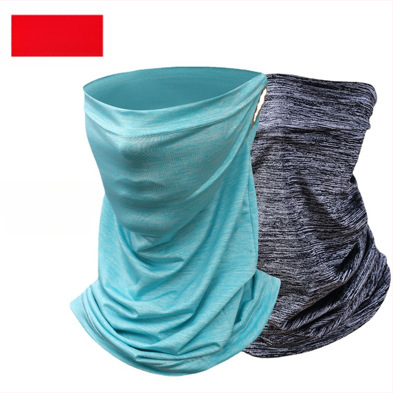 Pearätt välistingimustes sportimiseks päikesekaitsemask jääsiidist kaelakaitse näokaitse kõrvadele riputatav kaelakate meestele ja naistele maagiline päikesesirm jalgrattasõiduks