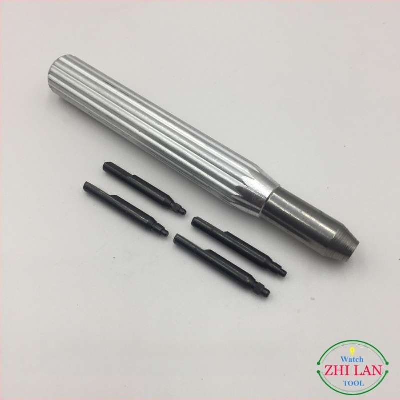 Laikrodžių taisymo įrankis Laikrodžių strypo vamzdelis atviras baltas plieninis strypas vamzdelis atviras darbo S laikrodžių strypo vamzdelis Laikrodžių taisymo įrankis