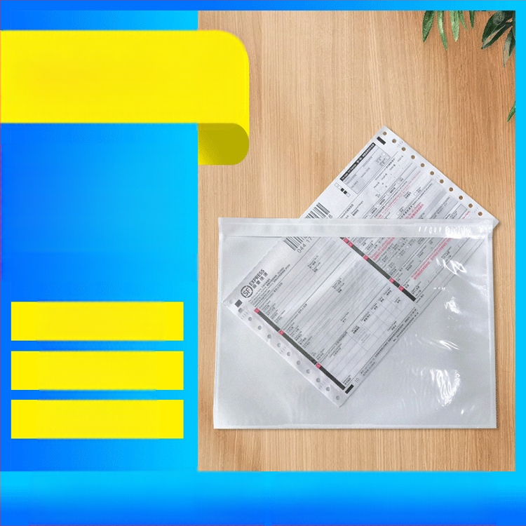 Producător en-gros Express Pungă adezivă Transparentă Pungă adezivă Logistică Suprafață Pungă unică Factură Document Pungă autoadezivă Cutie Pungă unică
