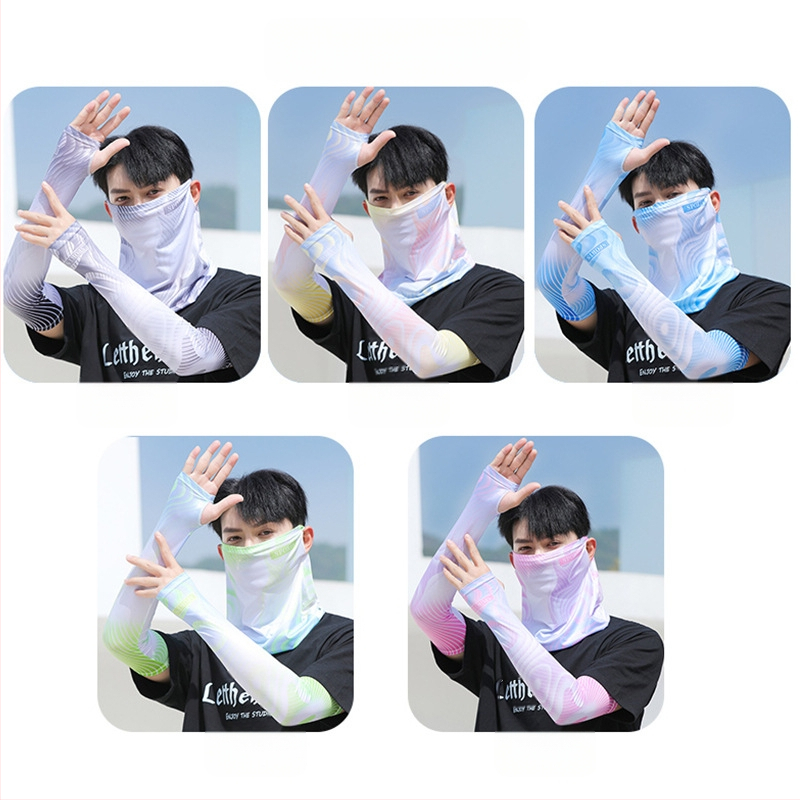 Suvine õues ratsutamise kaelakaitse sall jää siidist varrukaga päikesekaitsekreem spordi kõrva riputatav mask näorätik päikesevari kapuuts kalapüük