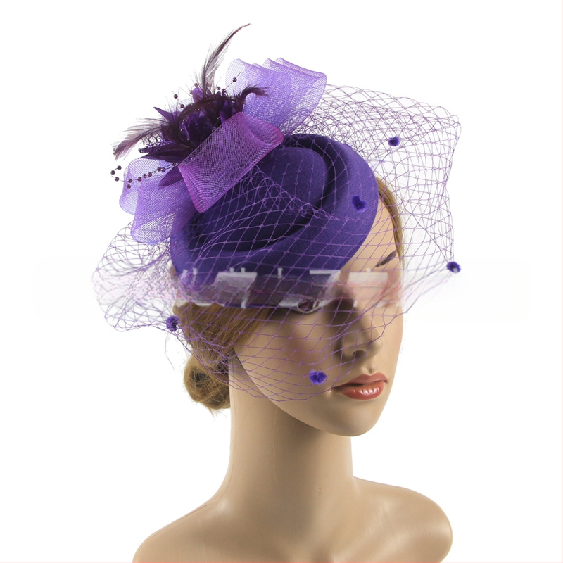 „Amazon“ populiariausi europietiški ir amerikietiški vestuviniai galvos apdangalai, retro stiliaus tinklinė cilindrinė skrybėlė, plunksnų plaukų aksesuarai, žokėjų klubo skrybėlių galvos apdangalas