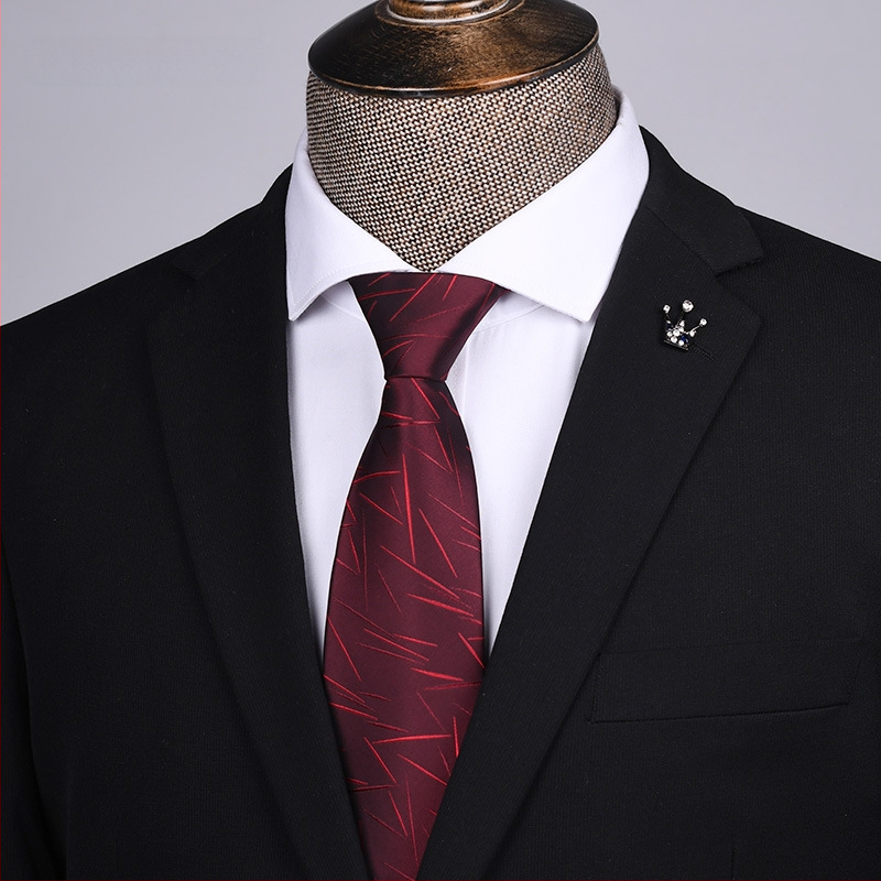 Lukuga lipsuga meeste laisk ühe tõmbamisega kleit äripulma lihtne lips laia tehase laos 1