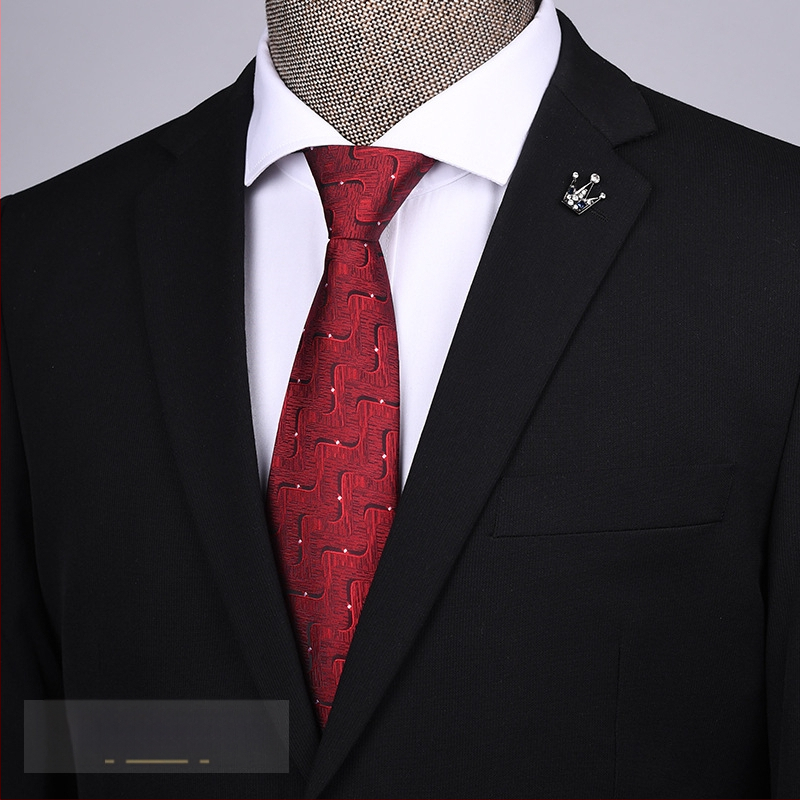 Lukuga lipsuga meeste laisk ühe tõmbamisega kleit äripulma lihtne lips laia tehase laos 1