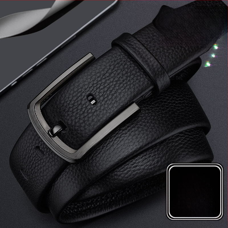 King's Paul öv, férfi, csúcskategóriás, valódi bőr tűs csattal, 2025-ös új, üzleti, minden mérkőzésre alkalmas, marhabőr öv, divatos derékkal.