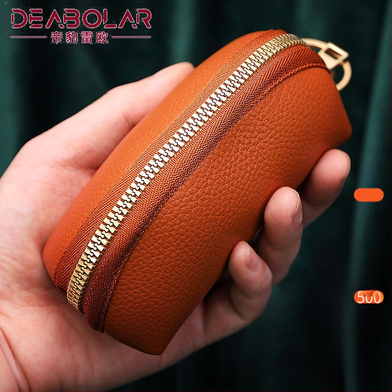 Vyriška automobilio raktų dėžutė, didelės talpos, daugiafunkcinė, minkštos odos moteriška monetų dėžutė, maža piniginė