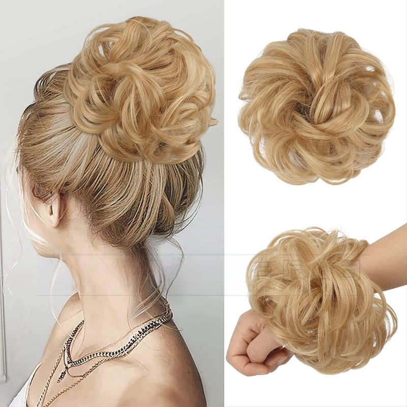 Keemilisest kiust juuksed Rõngas Pallpea Lokkis juuksed Rõngas Sassis Laisk Lilleline Tups Parukas Krunn Juukseaksessuaarid Lokkis Nutt