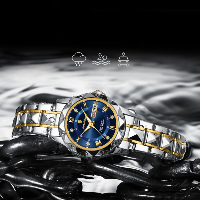 női karóra új vízálló világító divatos kvarcóra élőben