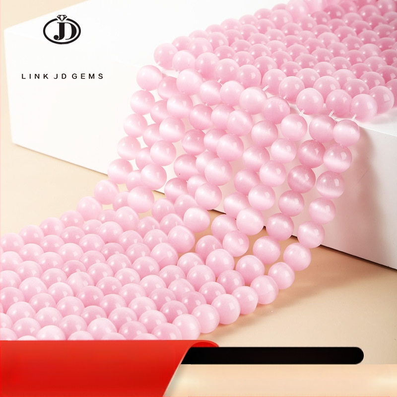 Gyári közvetlen szállítás, többszínű macskaszem köves gyöngyök, kézzel készített, barkács ékszerek, kiegészítők, karkötők, nyakláncok, félkész kerek gyöngyök, nagykereskedelem