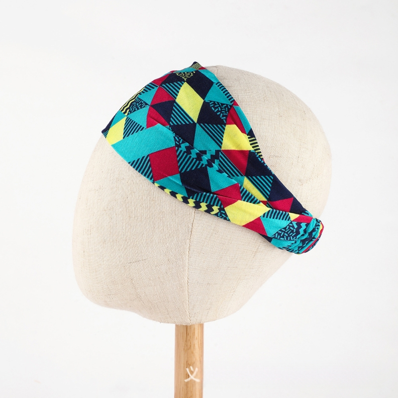 Meeste trükitud peapael Euroopa ja Ameerika uus elastne higi imav sportlik juuksepael õues jooksmiseks ja fitnessiks hingav juuksepael