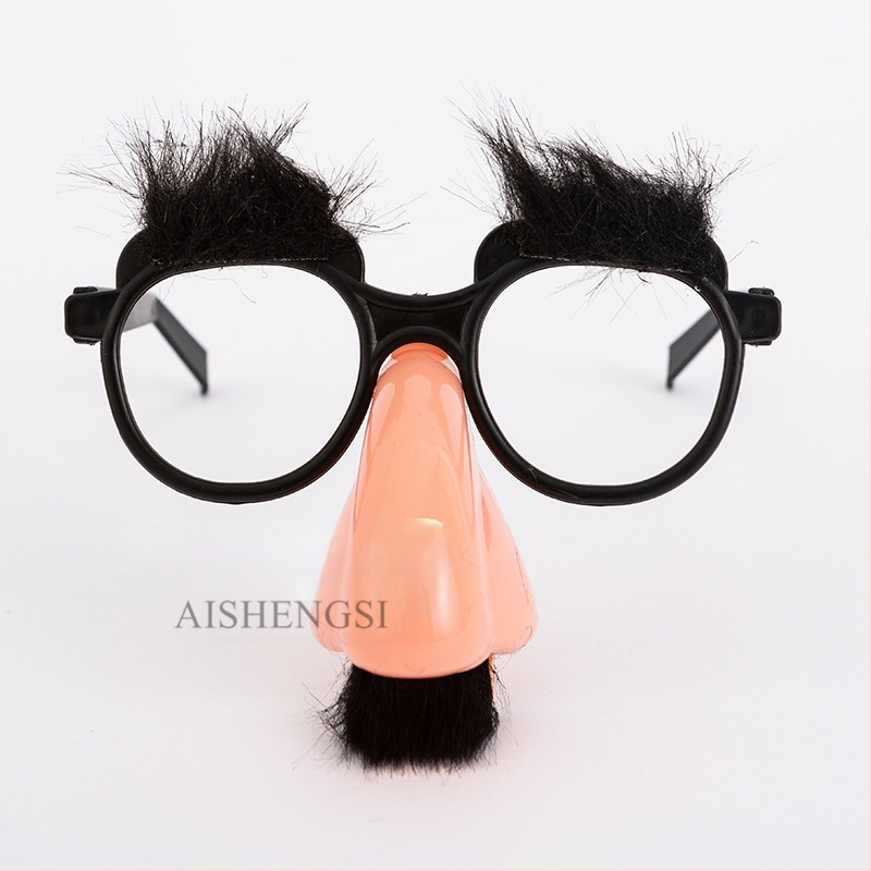Gyermek felnőtt szakállas szemüveg Halloween vicces szemüveg április elsejei előadás szalagavató előadás kellékek