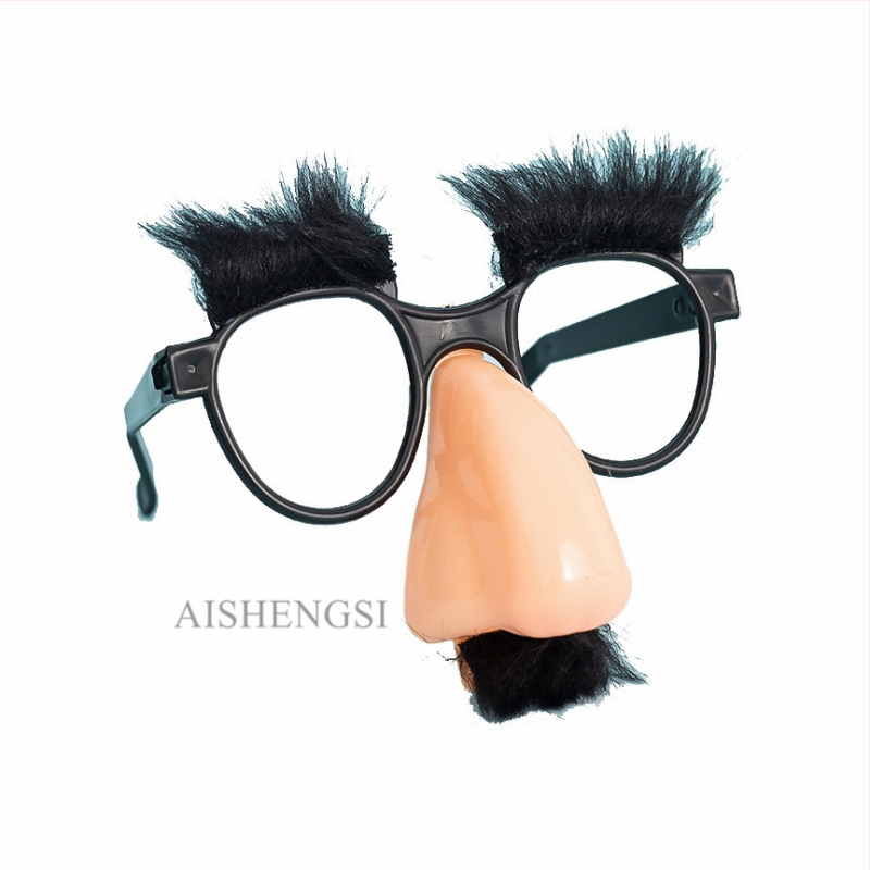 Gyermek felnőtt szakállas szemüveg Halloween vicces szemüveg április elsejei előadás szalagavató előadás kellékek