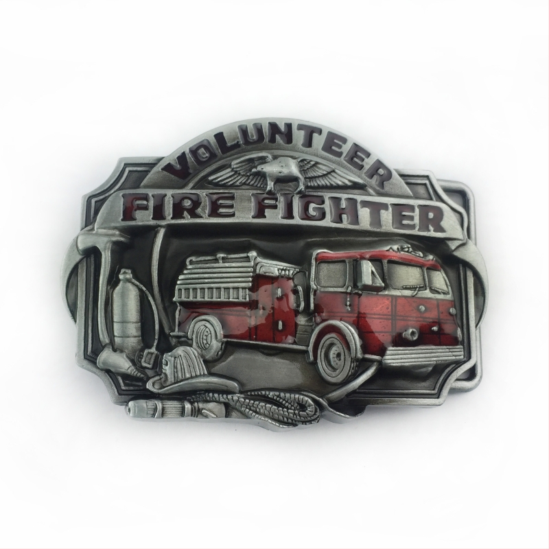 Ugniagesių diržo sagtis sandėlyje, didmeninė prekyba ugnies serijos lydinio diržo sagtimi, madinga asmenybė, džinsų sagtis