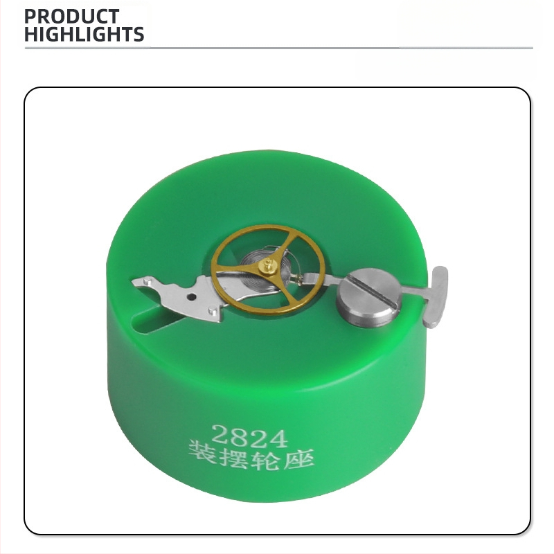 Javítóasztal kiegyensúlyozó kerék beszerelése 2829 szétszerelése és összeszerelése hajszálrugó 2824 kiegyensúlyozó kerék szerszám 7750/NH35 gyorstelepítő talp