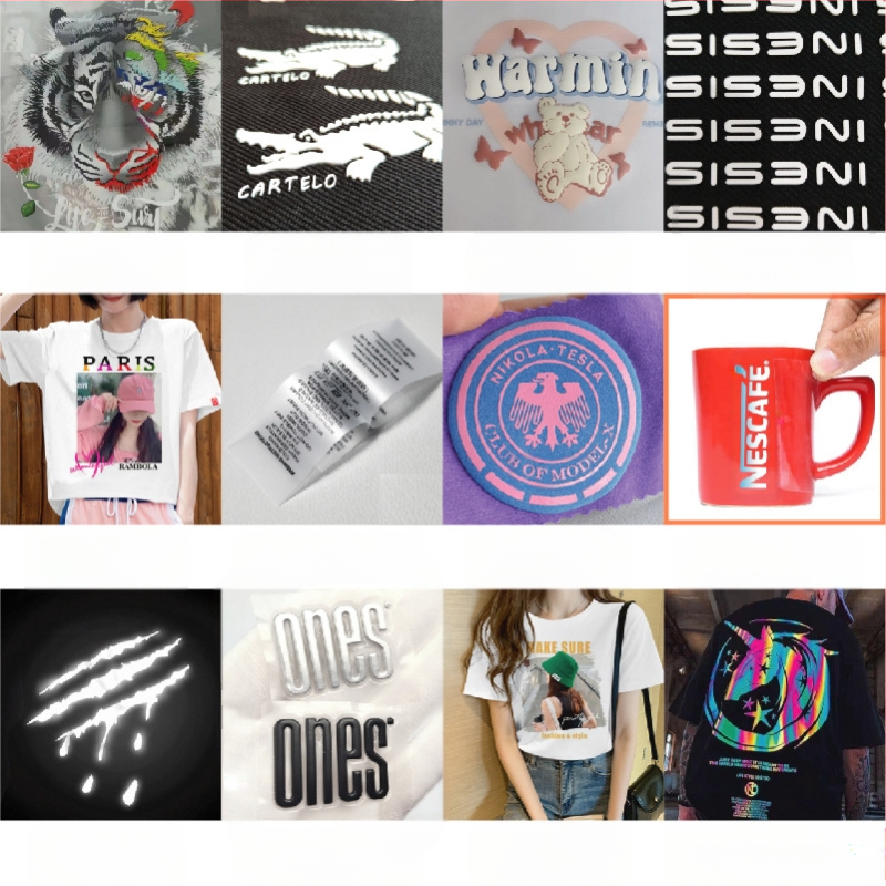 Gamintojo didmeninė prekyba šilumos perdavimo lipdukais, vaikų drabužiais, Helovino raštais, drabužių spausdinimu, ofsetine spauda, balto rašalo šilumos perdavimo lipdukai