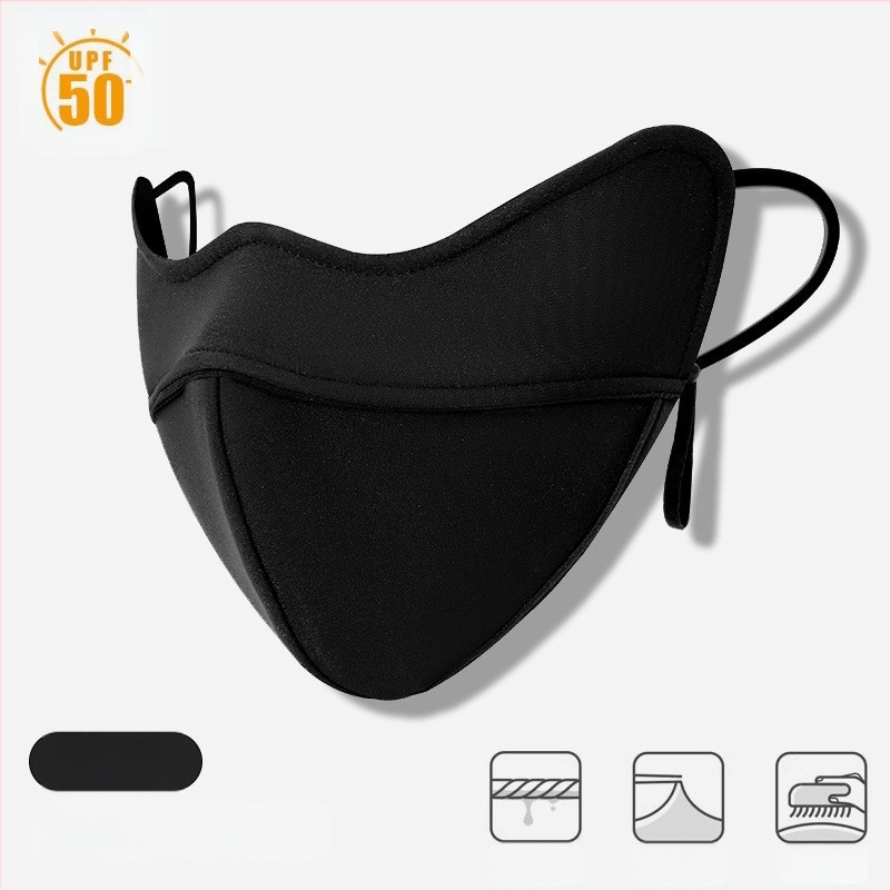 Žieminė kremzlės šilta kaukė, atspari šalčiui, akių kampučių apsauga, moteriška, grynos medvilnės, atspari vėjui, sustorinta, trimatė, 3D jojimo kaukė, skalbiama