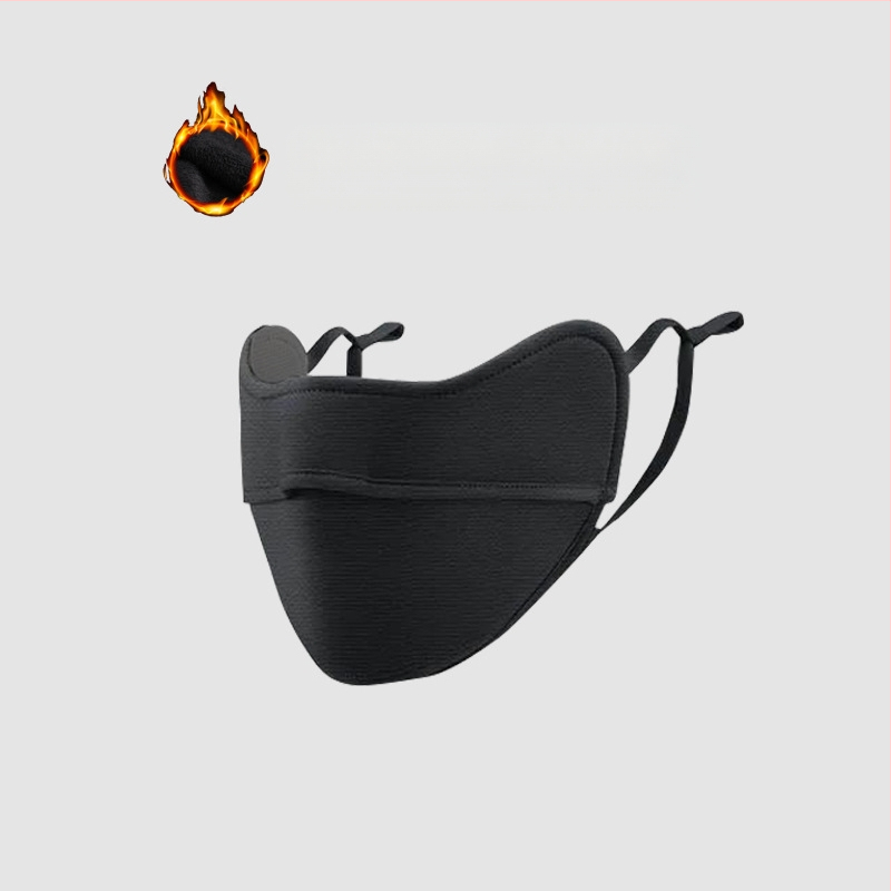 Žieminė kremzlės šilta kaukė, atspari šalčiui, akių kampučių apsauga, moteriška, grynos medvilnės, atspari vėjui, sustorinta, trimatė, 3D jojimo kaukė, skalbiama