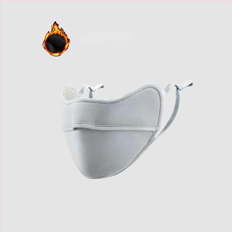 Žieminė kremzlės šilta kaukė, atspari šalčiui, akių kampučių apsauga, moteriška, grynos medvilnės, atspari vėjui, sustorinta, trimatė, 3D jojimo kaukė, skalbiama