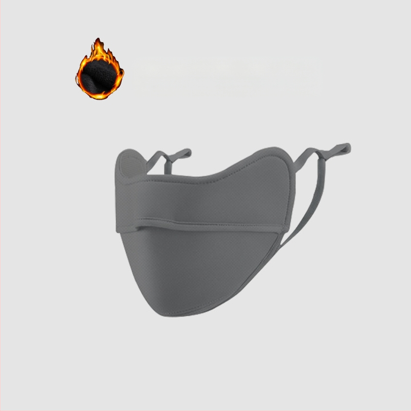 Žieminė kremzlės šilta kaukė, atspari šalčiui, akių kampučių apsauga, moteriška, grynos medvilnės, atspari vėjui, sustorinta, trimatė, 3D jojimo kaukė, skalbiama