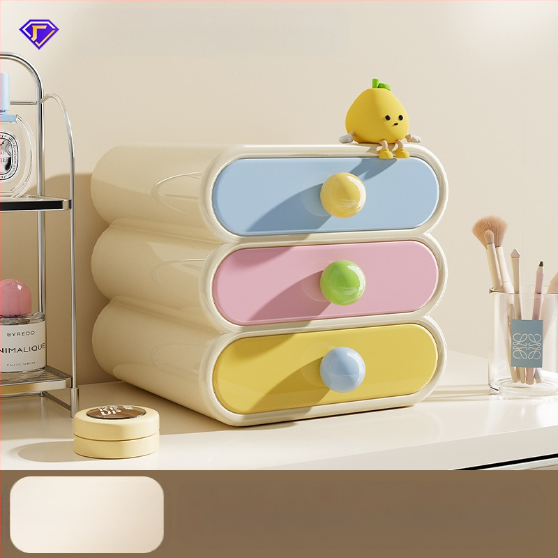 Kosmeetikatoodete hoiukarp koolihooaja alguseks, kodune luksuslik magamistoa lauaarvuti hoiukarp, kosmeetikatoodete hoiuriiul